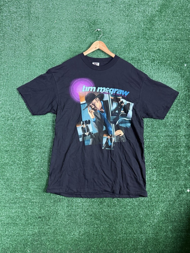 Vintage 90s Tim McGraw And The Dance Hall Doctors Tour T Shirt Men’s XL Black