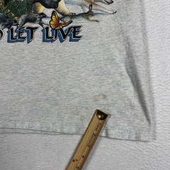 Vintage 1992 Habitat Double Sided Animal Shirt Mens XL Single Stitch Nature 90s