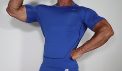 COMPRESSION BLUE MEN’S SHIRT SIZE MEDIUM