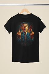 Inspired Movie Film Poster Drawing ‘The Wolf of Wall Street’ Unisex Tee (MO 151)
