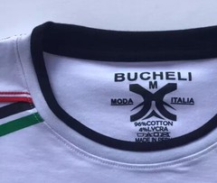 Men’s Bucheli Long Sleeve T Shirt,Italian Style,Cotton, Stretch S….A9.A