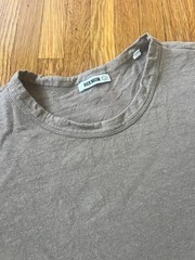 Buck Mason Yuma Hemp Cotton Straight Hem Sand Brown T-Shirt – Men’s Large