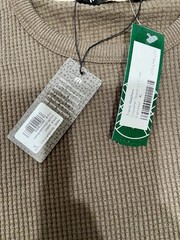 NWT Men’s XL Travis Mathew Waffle Knit Crew Souvenir Stand Shirt Espresso