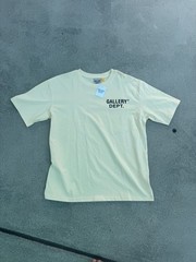 Gallery Dept. Souvenir Logo Print T-Shirt in Cream/Orange