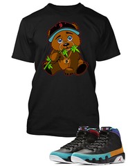 Mens Sneaker Tee Shirt Chronic Bear Tshirt To Match Air J9 Dream It Do It Shoe