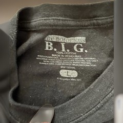 Biggie Smalls Notorious BIG Size Large the King of NY It Was All A Dream NWOT