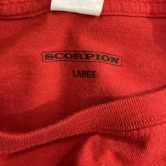 Drake Aubrey & The Three Migos 2018 Scorpion Tour Long Sleeve Shirt Red Large