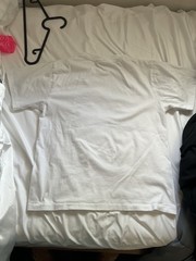 A Bathing Ape BAPE White Ape Head Logo Graphic Crew Neck T-Shirt Men’s S