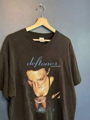 1997 Deftones Around The Fur Music Albums Unisex Black Cotton T-shirt Size S-5XL