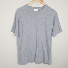 Gant T Shirt Mens Medium Grey Shield Logo Classic Preppy Casual Minimalist