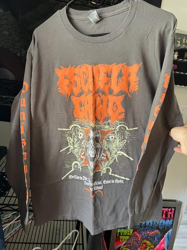 Escuela Grind Punishment Ritual Mens Large Longsleeve