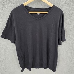 Quince Shirt Mens 2XL Black Merino Wool V Neck Base Layer