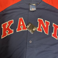 Vintage 90s Karl Kani endurance jersey NEW!! Red N Navy
