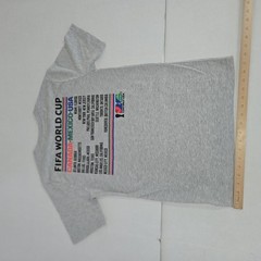 Fifa World Cup Tour 2026 TShirt Lg Soccer USA Futbol Fan Nwt Flaw See Pics Grey