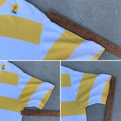 Vintage Striped T Shirt Combed Cotton Munsingwear Surf Mod Combed Cotton Sz XL