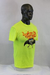 JJ DESIGN MEN S/S WORLD TOUR SPEAK OF T-SHIRT VOLT GREEN/MULTICOLOR 216785