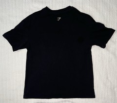 Gymshark Ironworks Oversized Shirt Mens LIFTING Black Small 18” X 25”