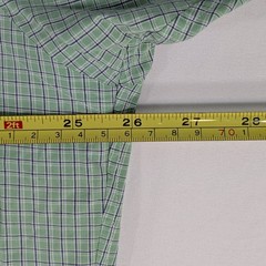 Ralph Lauren~Blake~M~Blue Label Men~Cotton~Green Blue White Plaid~Longsleeve