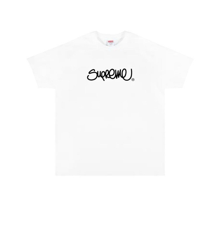 NWT Supreme SS22 White Hand style Short Sleeve T Shirt Size Medium