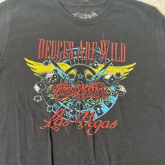Aerosmith Deuces Are Wild Las Vegas T-Shirt L