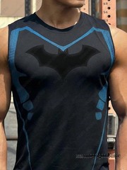 DC Comic Batman Series Fitness Tank Top For Men Summer Man Muscle Sleeveless Ves
