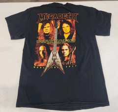 Megadeth Dystopia World Tour 2017 Graphic Tee Adult Size M Concert T-Shirt Used
