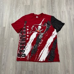 Starter Tampa Bay Buccaneers Shirt Mens 2XL Red All Over Print Extreme Defender