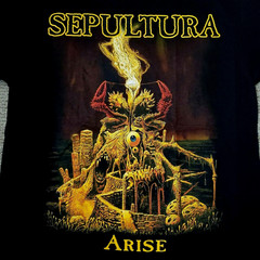 FREE SAME DAY SHIPPING NEW Classic SEPULTURA ARISE Shirt MEDIUM