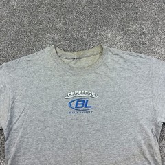 Vintage Bud Light Shirt Men Large Gray Football Logo Super Bowl NFL Alcohol Beer