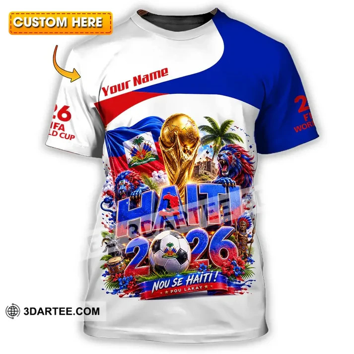 New Unisex 3D Shirt – Custom Haiti World Cup 2026 Shirt VK13781