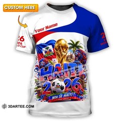 New Unisex 3D Shirt – Custom Haiti World Cup 2026 Shirt VK13781