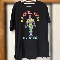 Vintage Gold’s Gym T Shirt Classic Fitness Workout Graphic Tee S-5XL
