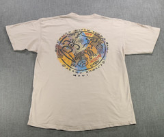 VINTAGE Hawaii Shirt Mens Extra Large Oahu North Shore Surfing Tee Hipster 90s
