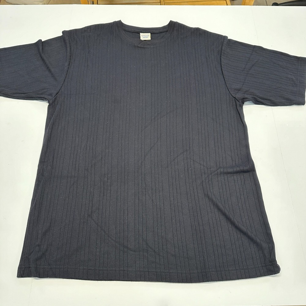 Mens Murano Size Large Short Sleeve Crew Neck Regular Black T-shirt