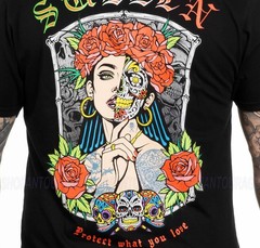 Sullen Art Collective Sugar Skull Premium SCM6511 Short Sleeve T-shirt For Men