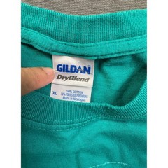 Gildan DryBlend Oklahoma United States Graphic T-Shirt Teal Green Mens XL