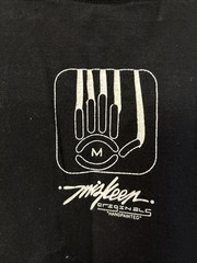VTG Muskeen Originals 1024 Hand Painted Graffiti Tee 4XL Black Street Y2K Rare