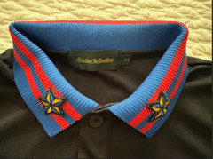 KARTER Collection HOWLET POLO SHIRT BLACK Men’s SMALL Machine washable