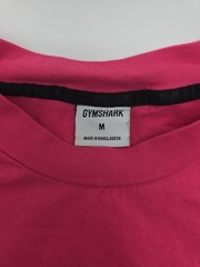 Gymshark Lifting T-Shirt Men M Pink Graphic Cotton Tee.#45210