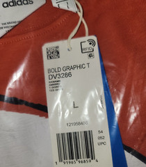 NEW MEN’S ADIDAS ORIGINALS BOLD TREFOILTEE SHIRT ~SIZE LARGE #DV3286
