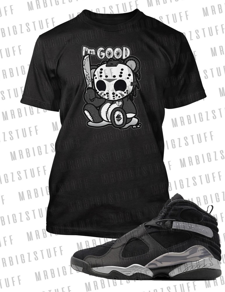 Halloween I’m Good Graphic Big Tall Tee Shirt To Match J8 Gun Smoke Shoe Jason