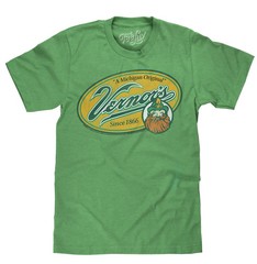 Vernor’s Ginger Ale Michigan Original Mens T Shirt Heather Kelly Green