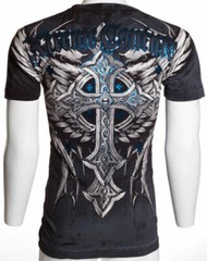 Xtreme Couture Affliction Men’s T-Shirt PANTHER Black Tattoo Biker S-5XL