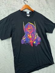 Marvel Thor Female T Shirt Mens Medium Black Ring Spun Crew Graphic Short Sleeve