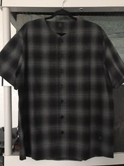 NEW! COMFY! UNYFORME Cotton Plaid Jersey. Size L