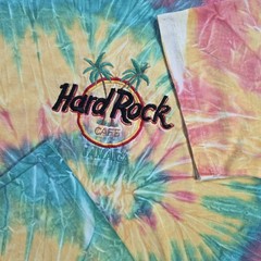 Vintage Hard Rock Cafe Jamaica Tee Large Tie Dye Power Pro Oneita Single Stitch