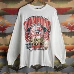 VTG 2000 New York Yankees MLB Baseball World Series Champions T-shirt Mens XL
