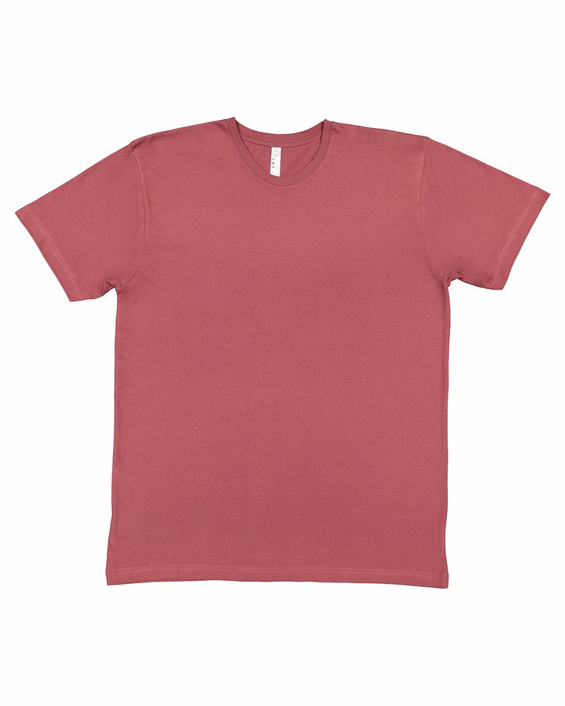 LAT Mens 100% Combed Ringspun Cotton Short Sleeve Fine Jersey T-Shirt 6901 S-4XL