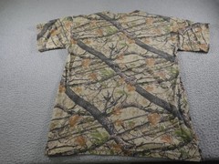Vintage Camo Shirt Mens XL Brown Hunting Branches Camouflage Nature Outdoors