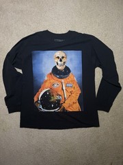 Travis Scott 2018 M Astroworld Festival Long Sleeve w/ Skeleton Astronaut